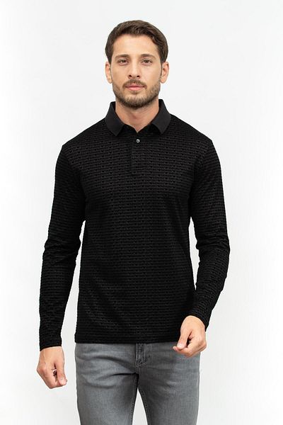 Emporio Armani Tricou cu gât polo pentru bărbați