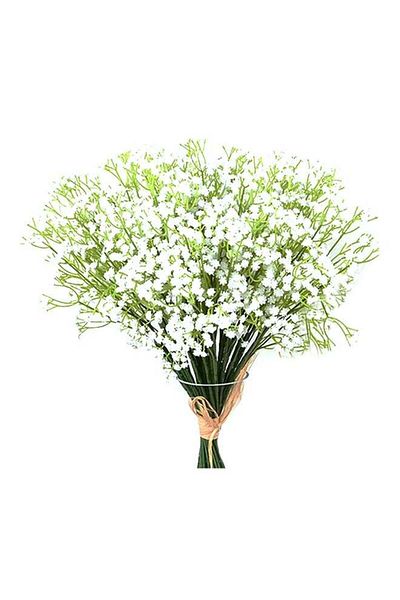 Generic Maston Artificial Gypsophila Baby Breath Flowers Green/White 20 x 5 x 10centimeter