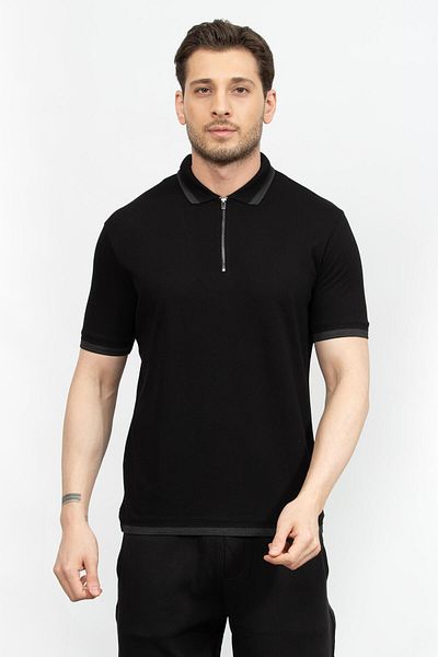 Emporio Armani Tricou cu gât polo pentru bărbați