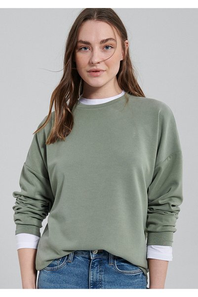 Mavi Lux Touch Tencel Tm Khaki Modal Sweatshirt 168837 -71841