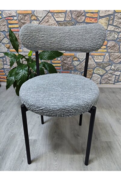 COVER TEKSTİL Teddy Sandalye kılıfı Mutfak Salon Cafe Restaurant Sandalyesi kılıfı AĞAÇ KABUĞU DESEN