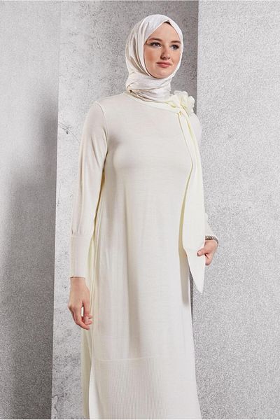 Alvina Brooche Detailed Knitwear Tunic 44913