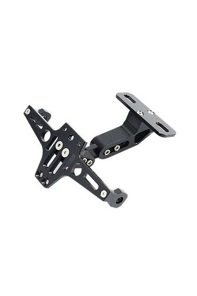 Generic Universal Aluminum Alloy Motorcycle Adjustable Angle License Number Plate Frame Holder Brack