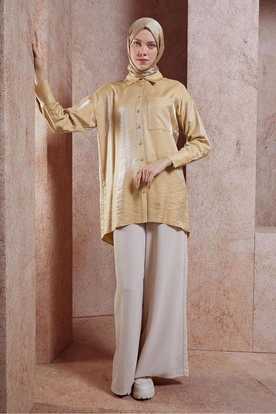 Alvina 44570 Model Wrapped Tunic