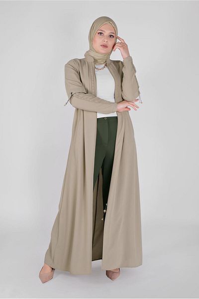 Alvina Κεντημένο με χάντρες Judge Collar Coat - 10368