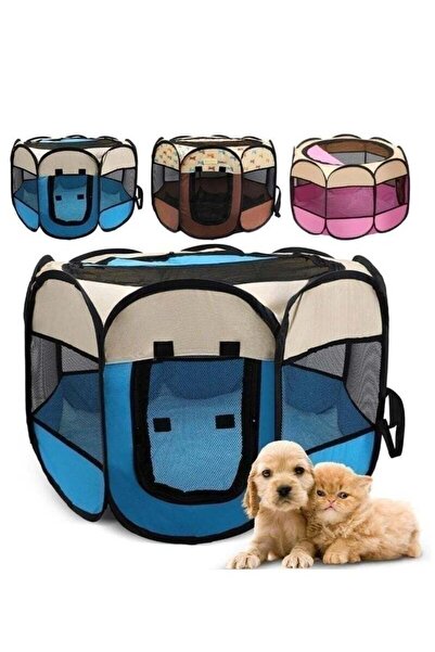 Arabest حظيرة لعب قابلة للطي للحيوانات الأليفة، مصنوعة من قماش أكسفورد، آمنة ...