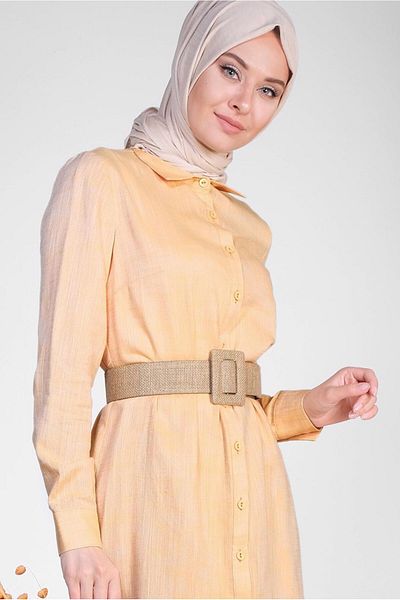 Alvina Cotton Skirt Flounce Tunic 4148