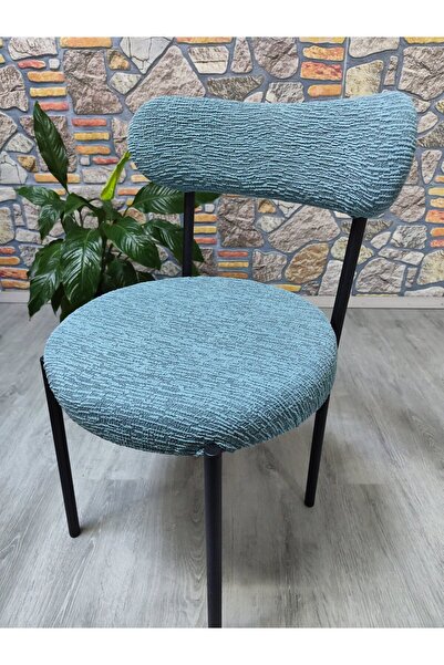 COVER TEKSTİL Teddy Sandalye kılıfı Mutfak Salon Cafe Restaurant Sandalyesi kılıfı AĞAÇ KABUĞU DESEN