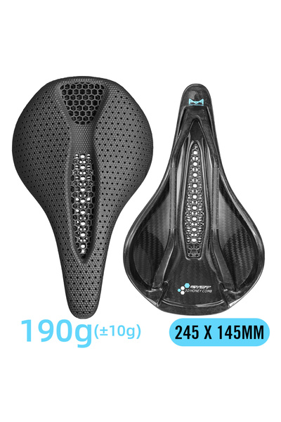 Choice سرج RT06S ثلاثي الأبعاد من الكربون RYET مقاس 145 مم مطبوع عليه ثلاثية ...