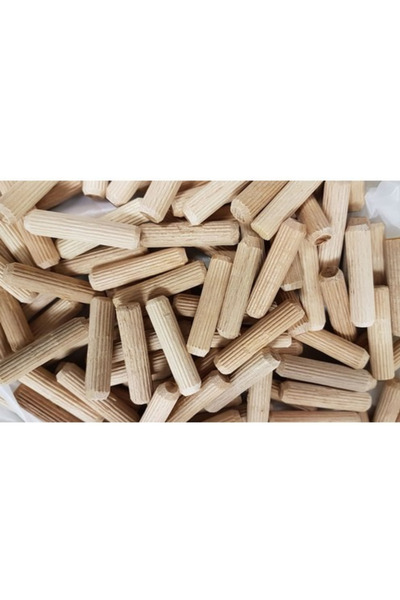 Mudemu Home 6x32mm Ahşap (Kayın) Kavela Bağlantı Pimi (250 gr Yaklaşık 400 Adet)
