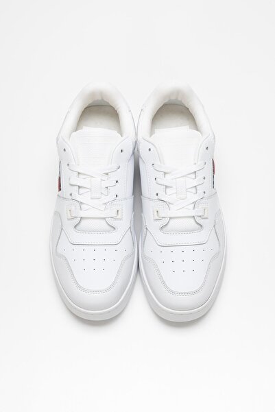 Tommy Hilfiger Retro Basket Kadın Beyaz Spor Ayakkabı (EN0EN02505-YBS)