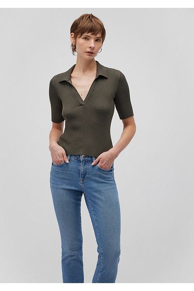 Mavi Khaki Polo Knitwear - Body Fitting Cut 1710491 -71553