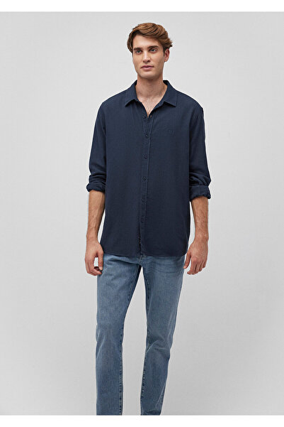 Mavi Lacivert Gömlek Slim Fit / Dar Kesim 0211190-70490