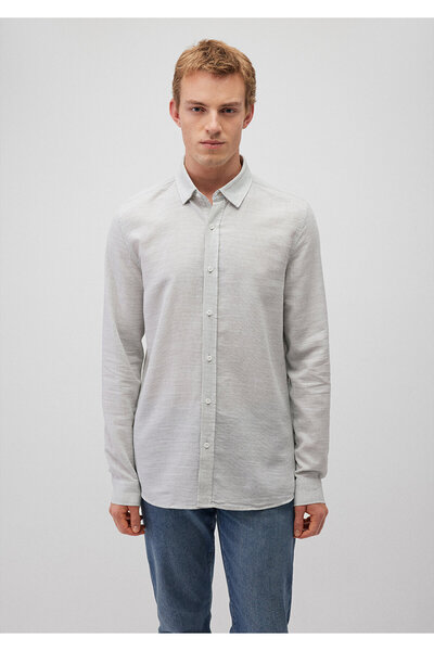 Mavi Šedá vypasovaná košile - vypasovaný střih 020579 -70120