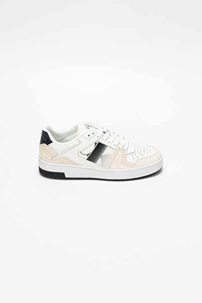 Calvin Klein Černo - bílé dámské semišové tenisky YW0YW 0144601 W