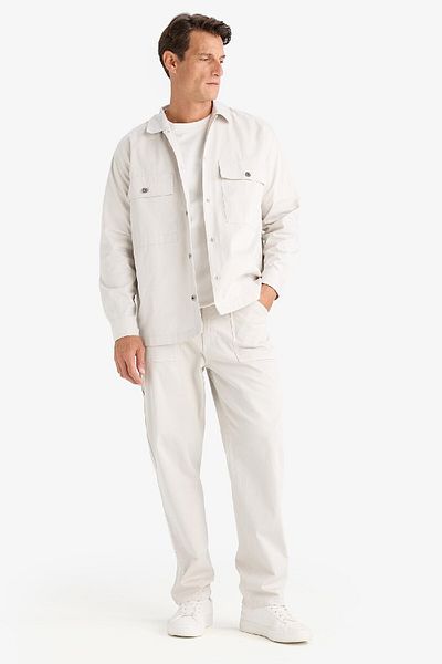DeFacto Gabardine Trousers Straight Fit Pocket Straight Leg B4089Ax24Sp