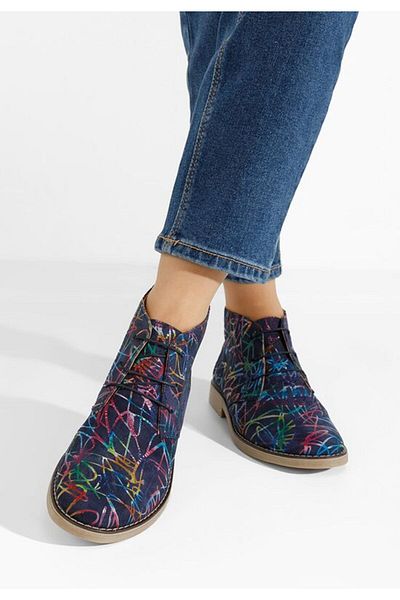 B T Shoes Women's leather boots Kalisa V11 multicolor