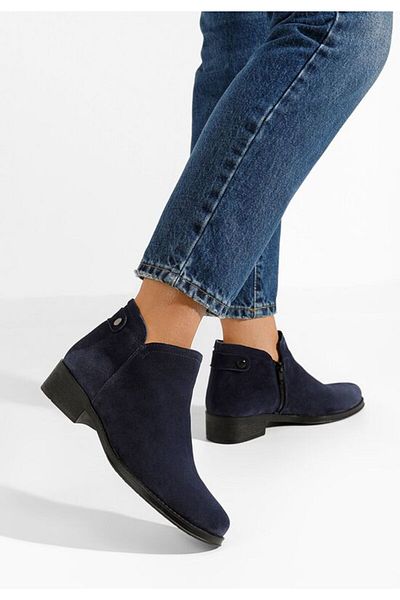 B T Shoes Ghete dama piele Rimina V5 navy