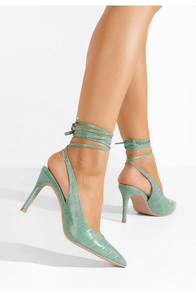 B T Shoes Pantofi Slingback Laila Verzi