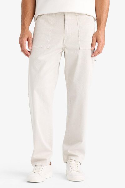 DeFacto Gabardine Trousers Straight Fit Pocket Straight Leg B4089Ax24Sp