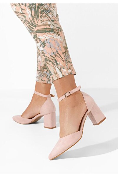B T Shoes Αλιβίλα V2 ροζ παπούτσια με λουράκια