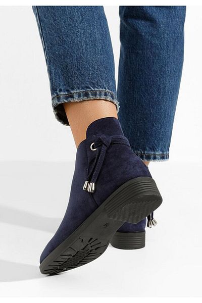 B T Shoes Ghete damă navy Dezara