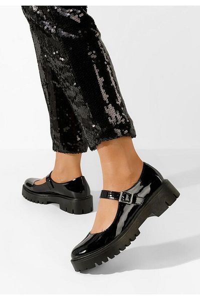 B T Shoes Pantofi casual dama Orias V3 negri
