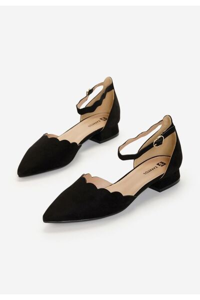 B T Shoes Pantofi Cu Toc Mic Weber Negri
