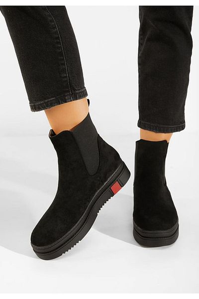 B T Shoes Women's Samera black boots