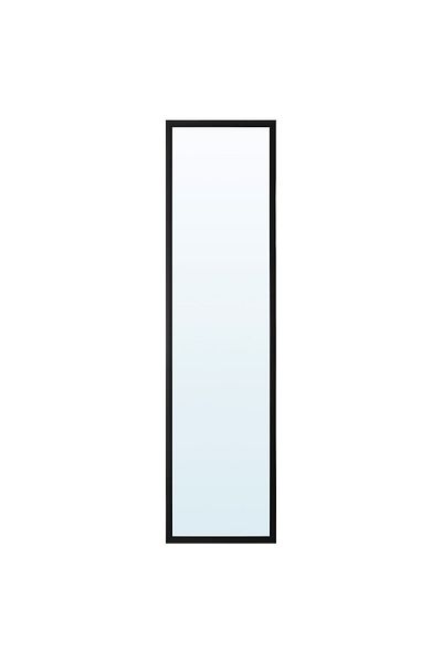 IKEA LILJETRÄD Black Mirror 30x115 cm – Wall-Mount, Vertical/Horizontal | IKEA