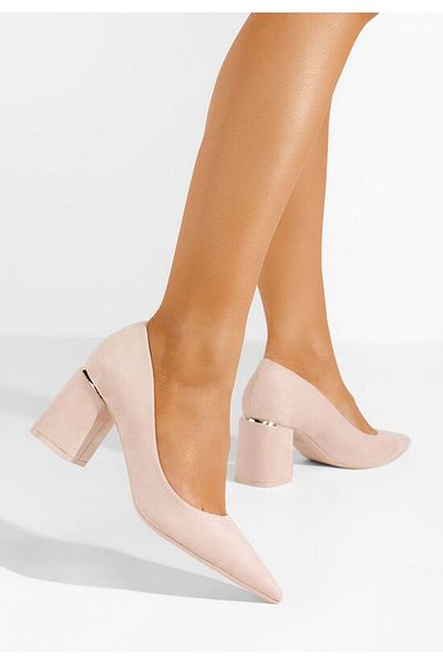 B T Shoes Astella pink high heel shoes