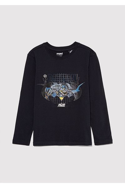 Mavi Black Batman Printed Regular Fit T-shirt - 6610238 -900