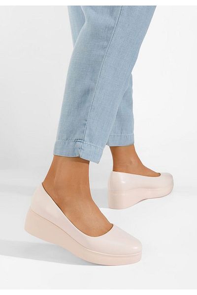 B T Shoes Pantofi casual dama Milanca bej