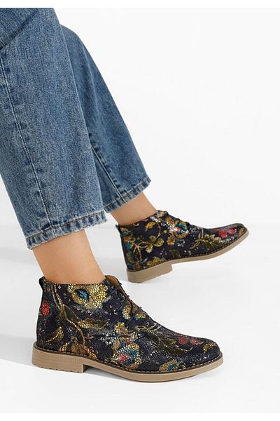 B T Shoes Women's leather boots Kalisa V10 multicolor