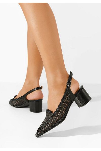 B T Shoes Pantofi Slingback Tosena Negri