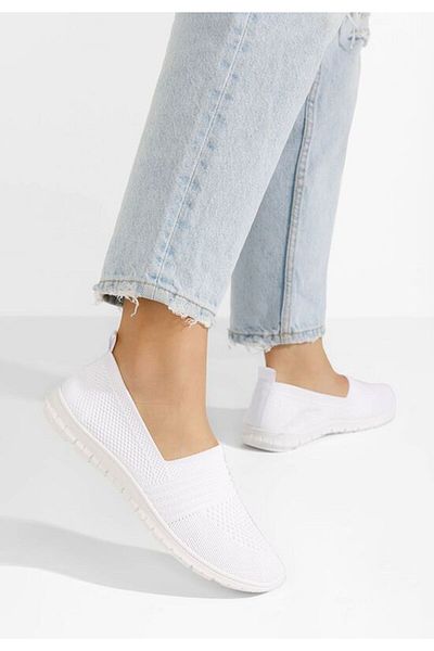 B T Shoes Pantofi casual damă Vanna V2 albi