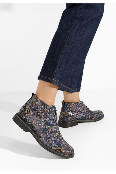 B T Shoes Women's leather boots Kalisa V9 multicolor
