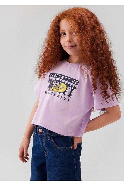 Mavi Tricou pentru copii cu imprimeu Orkide Tweety University - ALBASTRU 7610246 -70516