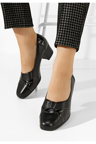 B T Shoes Γόβες με χαμηλό τακούνι Annie μαύρα