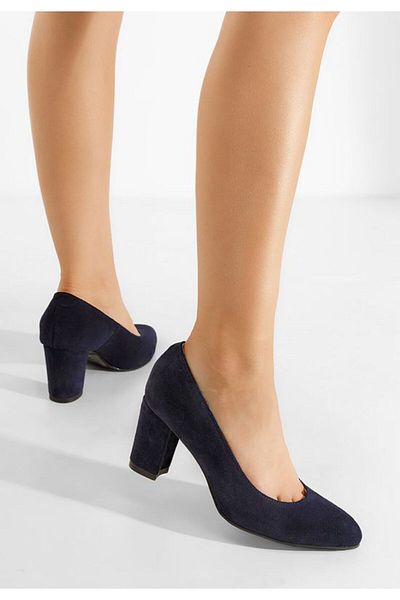 B T Shoes Pantofi dama piele naturala Sienna navy