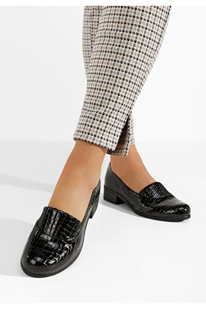 B T Shoes Λόφτι V3 Παπούτσια Χαμηλοτάκουνα Μαύρα