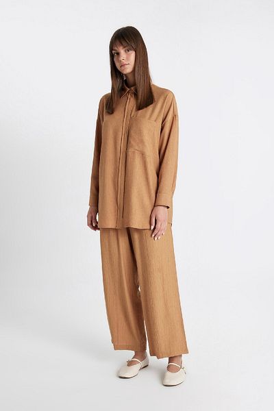 DeFacto Wide Leg Basic Straight Harem Pants C6483Ax24Sm