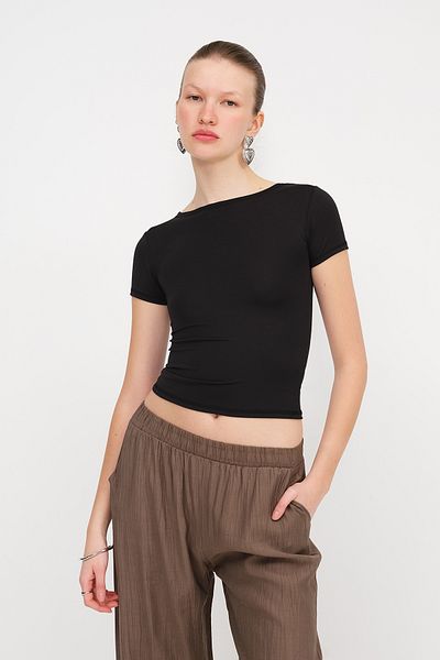 Addax Crew Neck Basic T-Shirt P0268