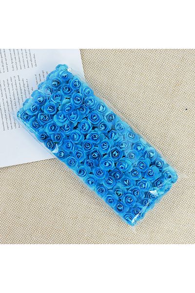 Choice 144pcs F11 144pcs 2cm Artificial Mini Paper Rose Bouquet for Wedding Party Decoration Home DIY Wreat