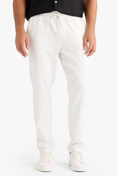 DeFacto Καλοκαιρινό παντελόνι Jogger Basic ίσιο με τσέπες Skinny Leg B4091AX25SP