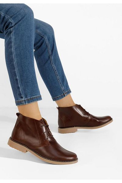 B T Shoes Ghete dama piele Kalisa maro