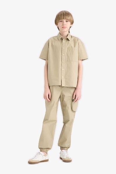 DeFacto Boy's Cargo Pocket Jogger Leg Parachute Trousers E1556A825Sm