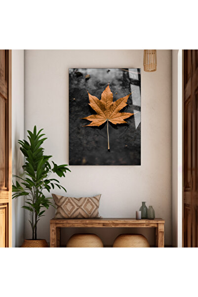 Harika bir ev HARİKABİREV | Tema frunze de portocaliu de toamnă, masă din sti...