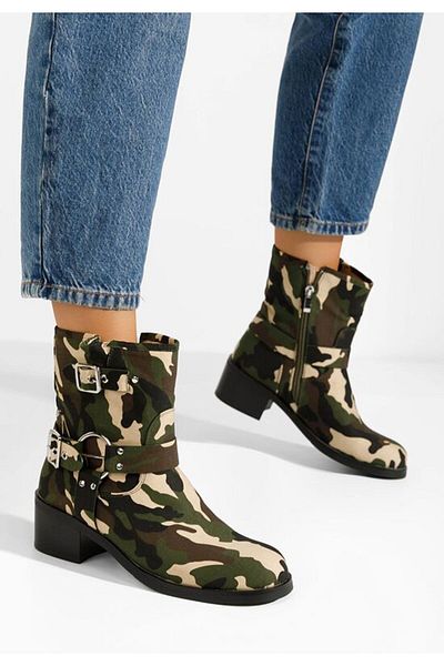 B T Shoes Ghete dama Pamira verzi