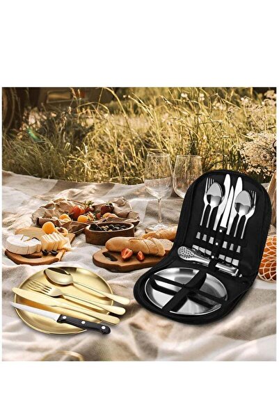 COOYA 9 Piece Cutlery Set, With Storage Box, Portable, High Quality Stainless Steel, Suitable for Kitchen